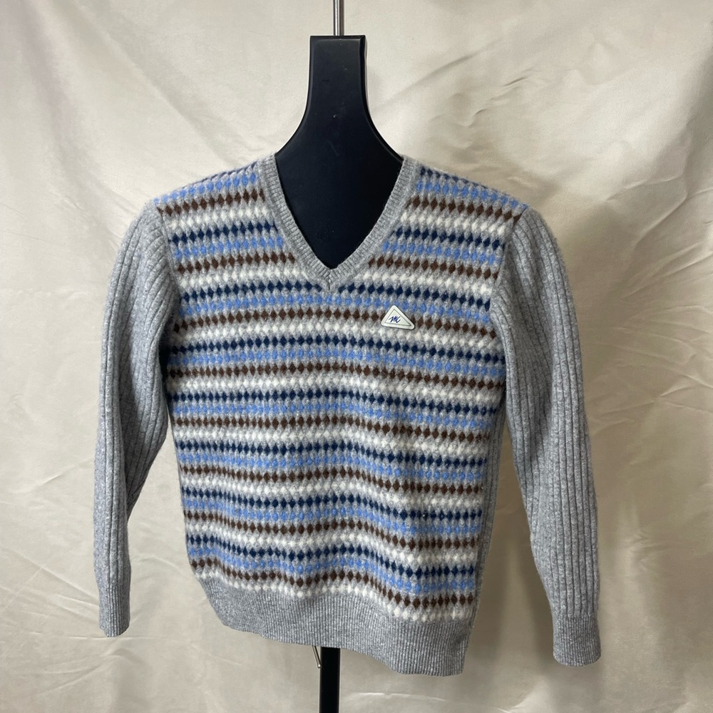 Monte Carlo v-neck wool sweater men’s size small/40